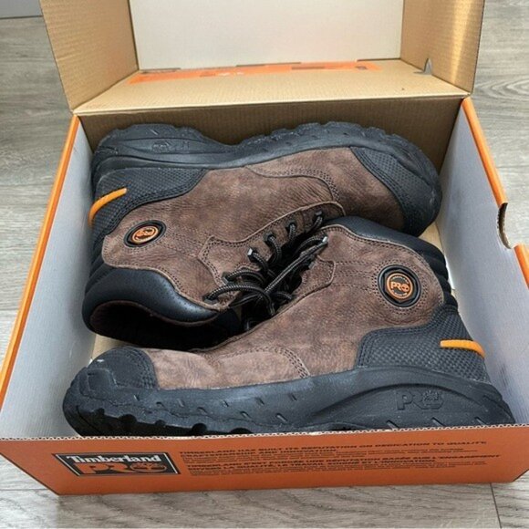 Timberland PRO TB052556 214 – Men’s Size 8 – Steel Toes - Black and Brown sz 8 - Picture 12 of 16